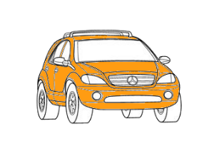 полная покраска mercedes gls